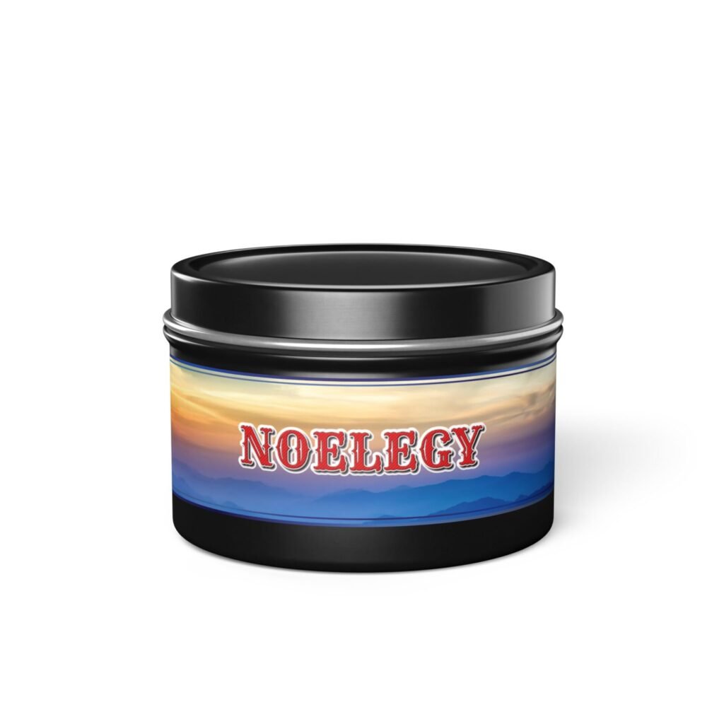 NO ELEGY "Mountain Surnise" Tin Candles with Eau de Caffeine aroma