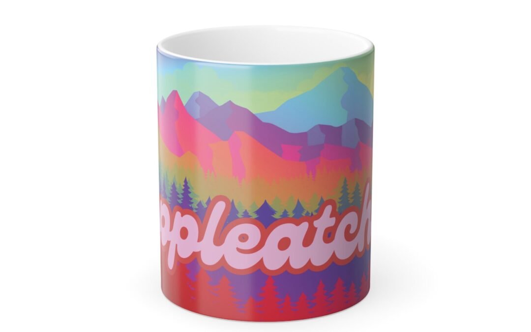 Color Morphing Mug, 11oz. Appalachian Landscape (CandyApple)