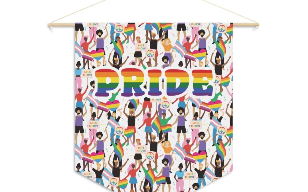 QUEERLIGHT | Pennant w/hanger | “We are family”