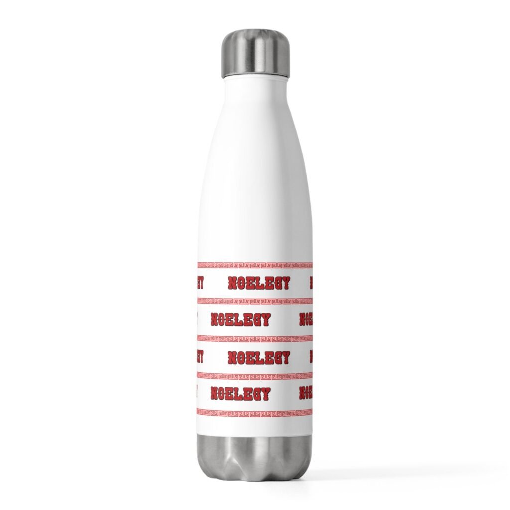 NO ELEGY 20oz Insulated Water Bottle - Logo Key design