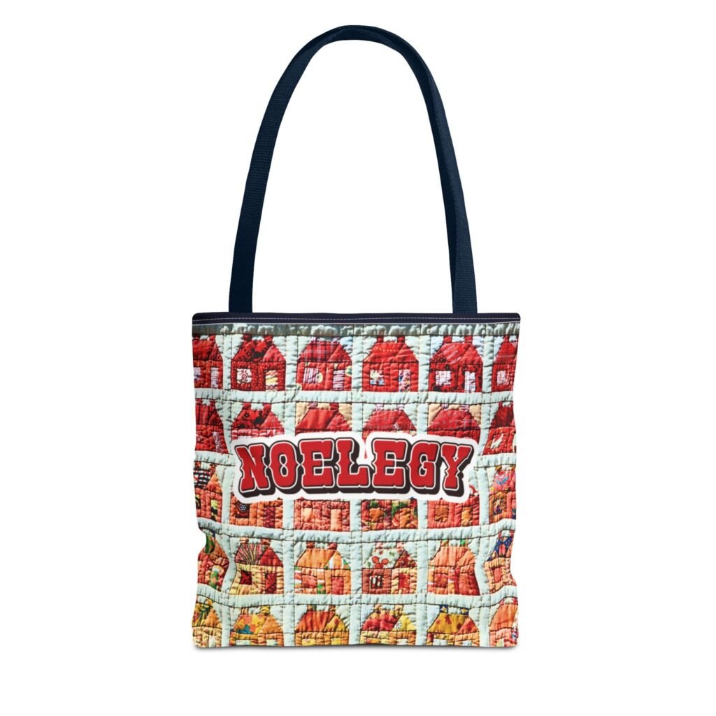 NO ELEGY Cabin Quilt Tote Bag (3 sizes)