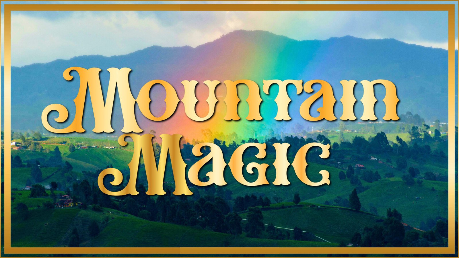SQK SHP MMG brand banner a rainbow vover mountains and green fields