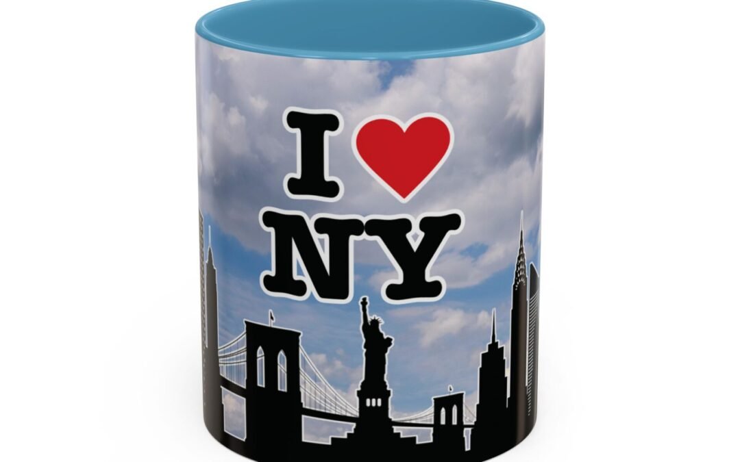 Coffee Mug NY Skyline Design 11oz/15oz