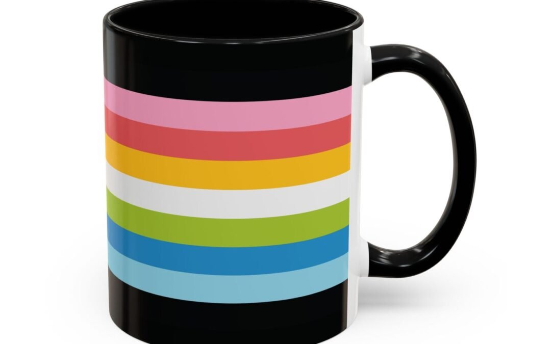 QUEERLIGHT  Queer FLAG Ceramic Coffee Mug (11 oz and 15 oz)