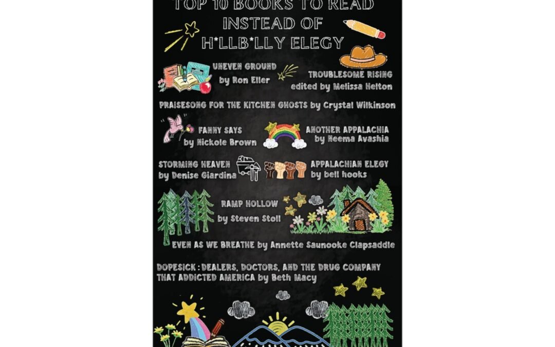 Foam Board Displays. “Top 10 Books to Read Instead of Hillbilly Elegy”. (2 sizes)