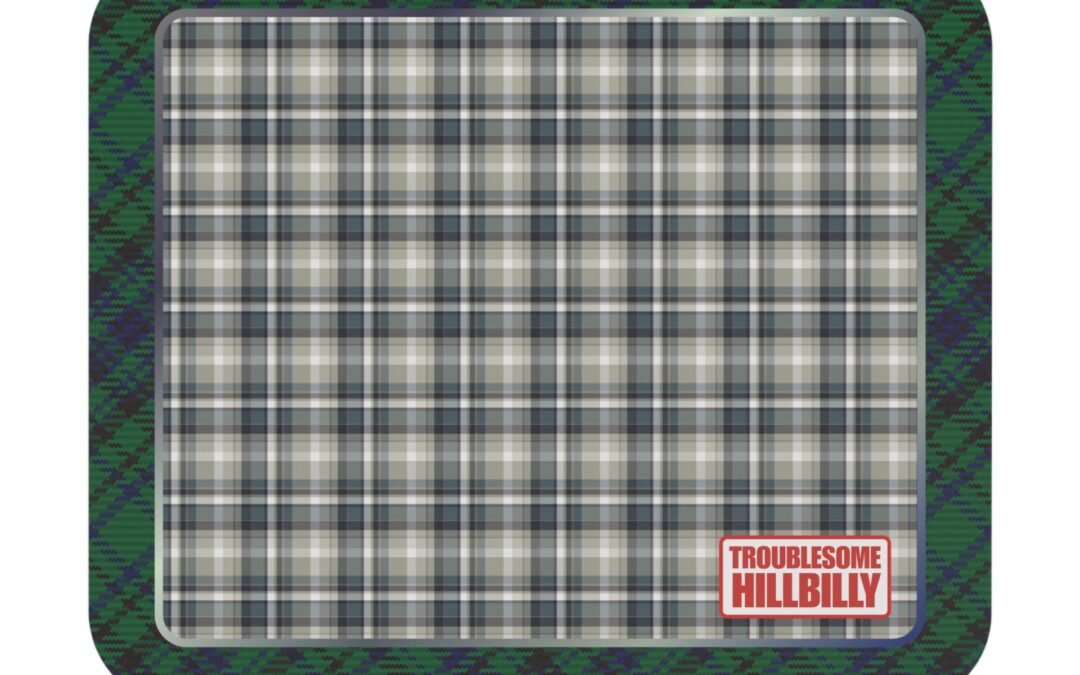 NO ELEGY Troublesome Hillbilly Mouse Pad | Grey Flannel