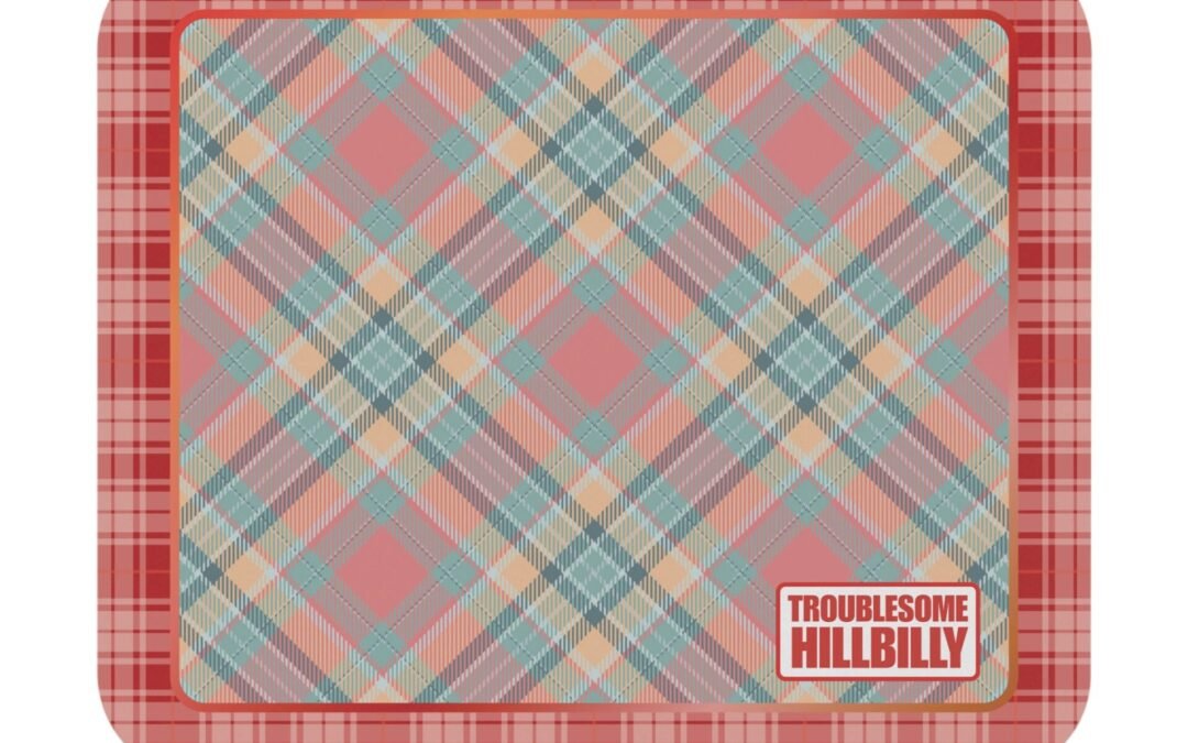 Mouse Pad | NO ELEGY Troublesome Hillbilly Peach Flannel