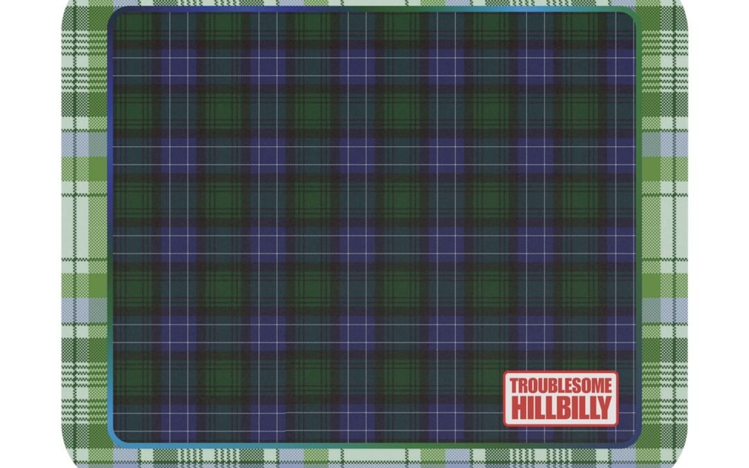 Mouse Pad | NO ELEGY Troublesome Hillbilly Navy Flannel